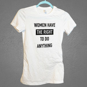 Women's Rights Feminism Power White Short T-Shirt